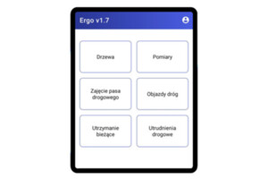 Geoinformacja w zarządzaniu siecią transportową <br />
Dostępne opcje w aplikacji ERGO mobile