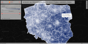 Wyniki I tury wyborów prezydenckich na mapach