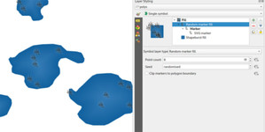 QGIS 3.12 napakowany nowymi funkcjami <br />
Opcja "Random marker fill"