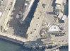 Śruba okrętu podwodnego na zdjęciu satelitarnym