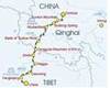 Monitoring linii kolejowej Chiny-Tybet