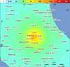 Włoskie trzęsienie ziemi na mapach