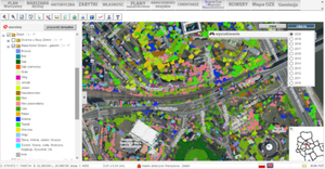 Jest już mapa koron drzew dla całej Warszawy <br />
Mapa Koron Drzew - gatunki