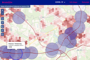 Infrastruktura kolejowa GZM na interaktywnej mapie