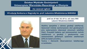 Konkurs o nagrodę im. prof. Barana po raz siódmy