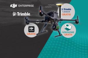 Zamów skaner LiDAR Zenmuse L1 & Matrice 300 RTK, a otrzymasz gratis: odbiornik GNSS, DJI Terra, kurs