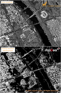 Capella Space udostępnia pierwsze zobrazowania Polski <br />
Zobrazowanie Capella Space dla centrum Warszawy