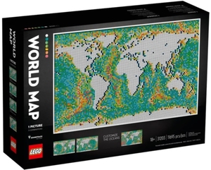 Rekordowy zestaw Lego z mapą świata