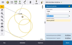 Nowe narzędzia pomiarowe w Trimble Access 2021.10 <br />
Pomiar MultiTilt