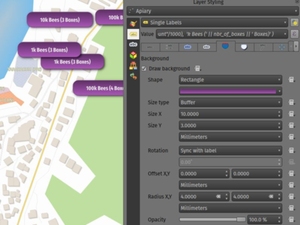 Nie tylko etykiety, czyli co nowego w QGIS 3.20 <br />
Narzędzie wizualizacji etykiet