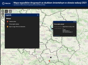 Policja znów kartuje wakacyjne wypadki drogowe