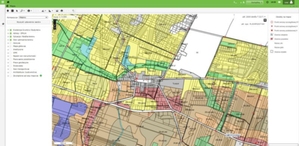 Tytuł samorządowego lidera cyfryzacji przyznany za informatyzację geodezji <br />
Serwis mapowy powiatu warszawskiego zachodniego