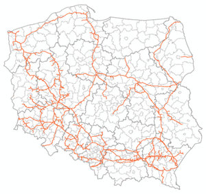 Gaz-System zamawia dane fotogrametryczne dla 11,5 tys. km gazociągów <br />
Schemat przebiegu opracowywanej sieci