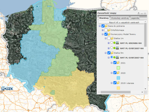 NMT o rozdzielczości 5 m do pobrania w Geoportalu