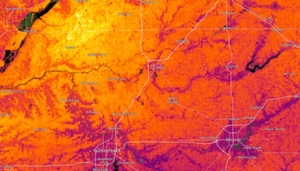 Planet wzbogaca ofertę o satelitarne dane tematyczne <br />
Produkt Land Surface Temperature (fot. Planet)