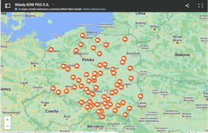 Polska Grupa Górnicza publikuje mapę składów węgla