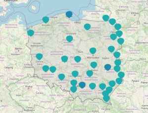 Nowa mapa radiacyjna Polski 