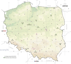 Jakie oferty w przetargu na instalację infrastruktury dla nowych stacji ASG-EUPOS? <br />
Lokalizacja nowych stacji referencyjnych ASG-EUPOS (źródło: GUGiK)