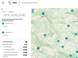 Nowe dane na mapie radiacyjnej Polski