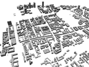 Modele 3D budynków zaktualizowane dla całego kraju <br />
Model LoD 1 dla centrum Warszawy