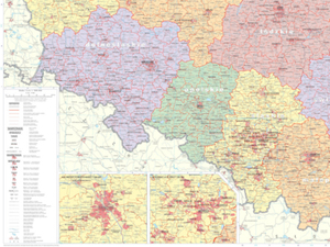 GUGiK prezentuje cyfrową mapę administracyjną 2023