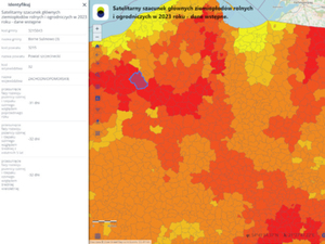 Szacunek i prognozy plonów na nowej mapie w Portalu Geostatystycznym