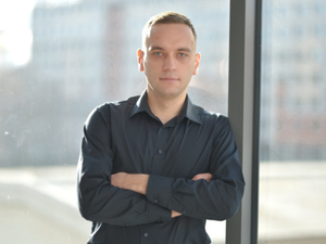 Naukowiec z IGiG powiadał o swoich osiągnięciach w radiowej Jedynce <br />
Dr Dariusz Strugarek (fot. Tomasz Lewandowski, UPWr)