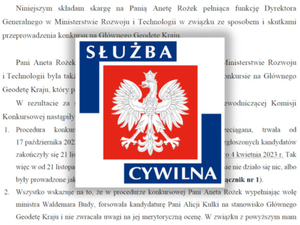Waldemar Izdebski zaskarża nabór na GGK do Szefa Służby Cywilnej