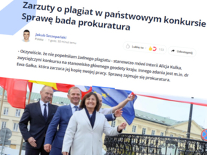 Interia.pl wraca do tematu plagiatu w pracy GGK