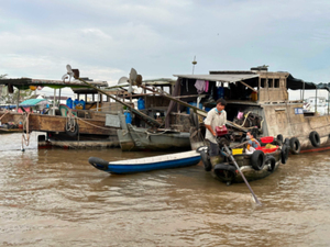 Mekong pod presją - ludzkość vs. zmiany klimatyczne i duże inwestycje <br />
Rzeka Mekong w Wietnamie