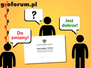 Użytkownicy Geoforum.pl o uprawnieniach zawodowych