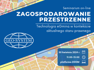 Zapowiedź bezpłatnego seminarium o zagospodarowaniu przestrzennym