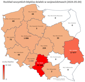 Aktualne wyniki badania danych EGiB