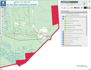 Strefa buforowa przy granicy z Białorusią dostępna w Geoportalu