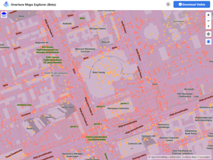 Overture Maps udostępnia globalne zbiory otwartych danych przestrzennych