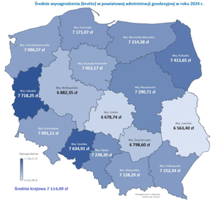 [aktualizacja] Gdzie najlepiej zarabia się w administracji geodezyjnej?