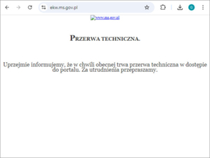 [aktualizacja] Awaria EKW i innych systemów resortu sprawiedliwości