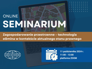 Bezpłatne seminarium o zagospodarowaniu przestrzennym już w przyszłym tygodniu