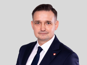 Michał Jaros odpowiedzialny za geodezję w MRiT <br />
Wiceminister Michał Jaros