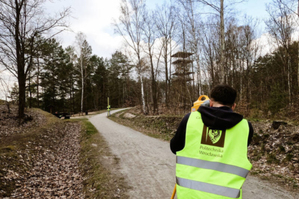 Dawne kopalnie ożyją w wersji cyfrowej <br />
Badania prowadzone na terenie geoparku (fot. Katedra Geodezji i Geoinformatyki PWr)