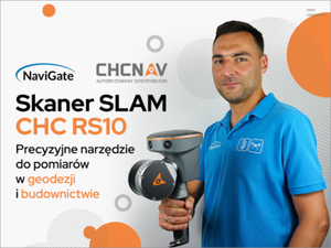 Skaner SLAM CHC RS10 do pomiarów w geodezji i budownictwie