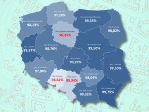 Monitoring powiatowych portali mapowych. Podsumowanie 2024 r.