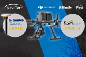 Zamów zestaw DJI Matrice 300 RTK & Zenmuse P1. Precyzyjny odbiornik GNSS otrzymasz gratis