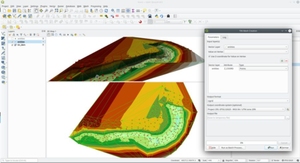 Jeszcze więcej funkcji 3D w QGIS 3.16 <br />
Generowanie modelu TIN