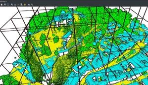 Obsługa chmur punktów w QGIS 3.18 <br />
Eyedome lighting