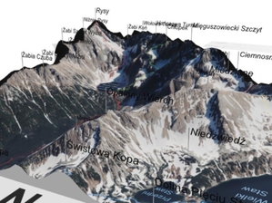 Oto najlepsze rozwiązania wykorzystujące dane i serwisy GUGiK <br />
Korona Gór Polski 3D