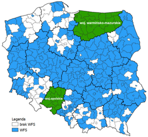 Już ponad 3/4 powiatów pozwala pobierać EGiB przez WFS