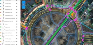 Wrocław testuje przydatność dronów w inwentaryzacji infrastruktury <br />
Dane analityczne pozyskane przez Skysnap w rejonie ulicy Powstańców Śląskich we Wrocławiu