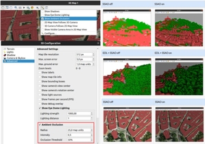 QGIS 3.28: sporo zmian drobnych, choć przydatnych <br />
Wizualizacja danych 3D w trybie Ambient Occlusion 3D Effect