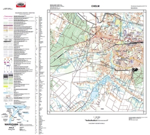 GUGiK poprawia wizualizacje BDOT10k w skali 1:25 000 <br />
Kompletny arkusz w I edycji